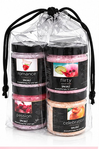 Spazazz Aromatherapy Spa Crystals Gift Set – 6 Pack, 4 oz Each - Spa Tender Store-hot tub fragrance