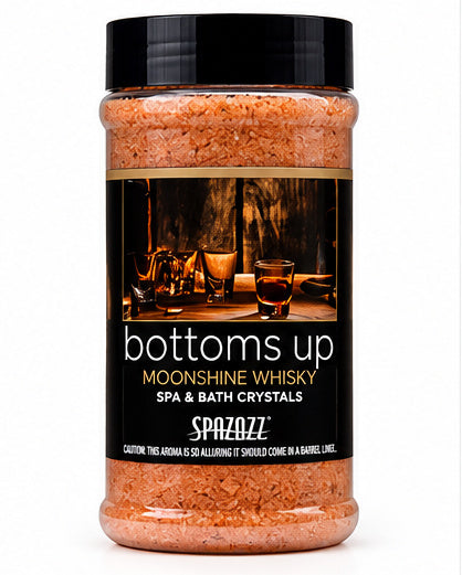 Spazazz Bottoms Up Moonshine Whisky Spa & Bath Crystals – 17 oz