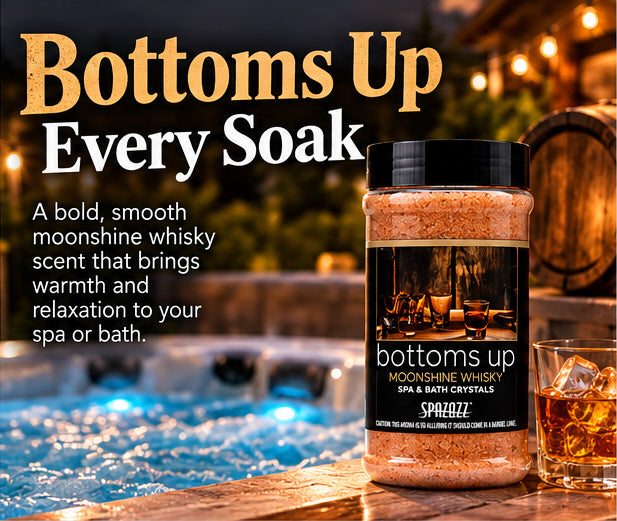 Spazazz Bottoms Up Moonshine Whisky Spa & Bath Crystals – 17 oz