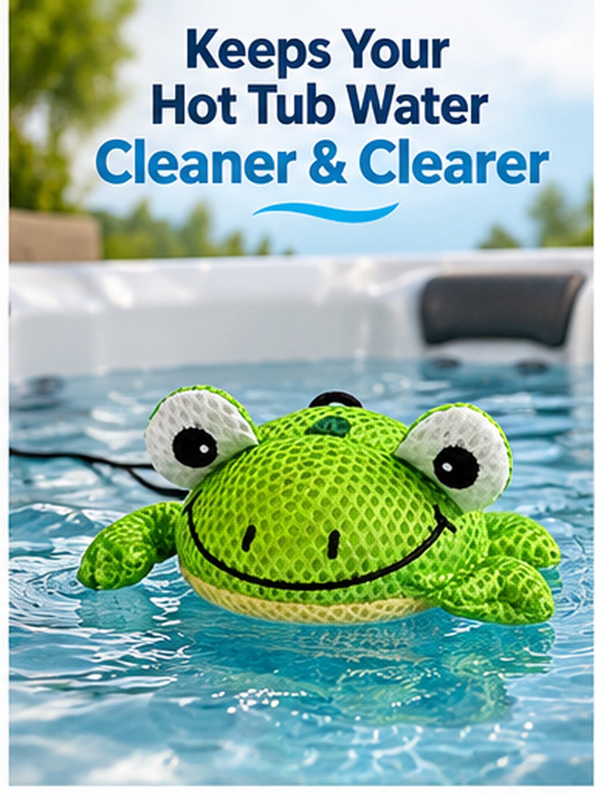 Spa Tender Oil Absorber Hot Tub/ Spa Frog 2 Pack – Washable & Reusable Floating Spa Scum Absorbers - Spa Tender Store-Hot Tub & Spa Accessories