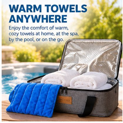 Outdoor Innovations Towel Warmer Bag with Microwavable Warm Pack – Water-Resistant Large-Capacity Heated Towel & Clothing Bag - Spa Tender Store-Towel Warmers