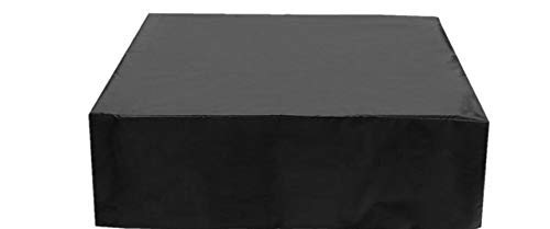Outdoor Innovations Hot Tub Cover Cap Protector7' x7' x 36" - Adjustable Height,Durable, Sun Shield for Spa Square Hot Tub Protection (, Black)