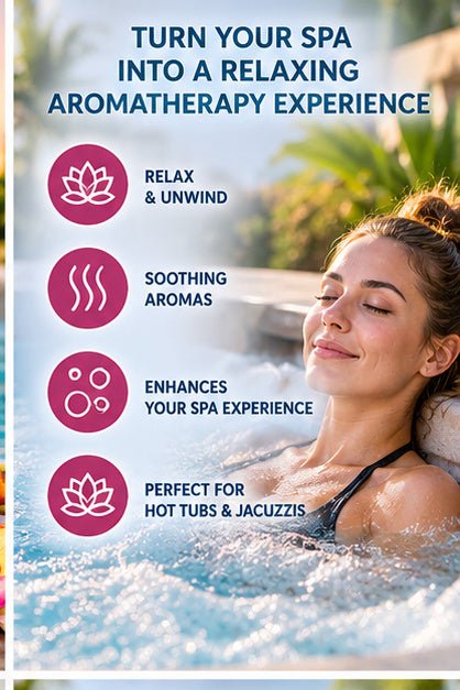 Spazazz Aromatherapy Spa Crystals Gift Set – 6 Pack, 4 oz Each - Spa Tender Store-hot tub fragrance