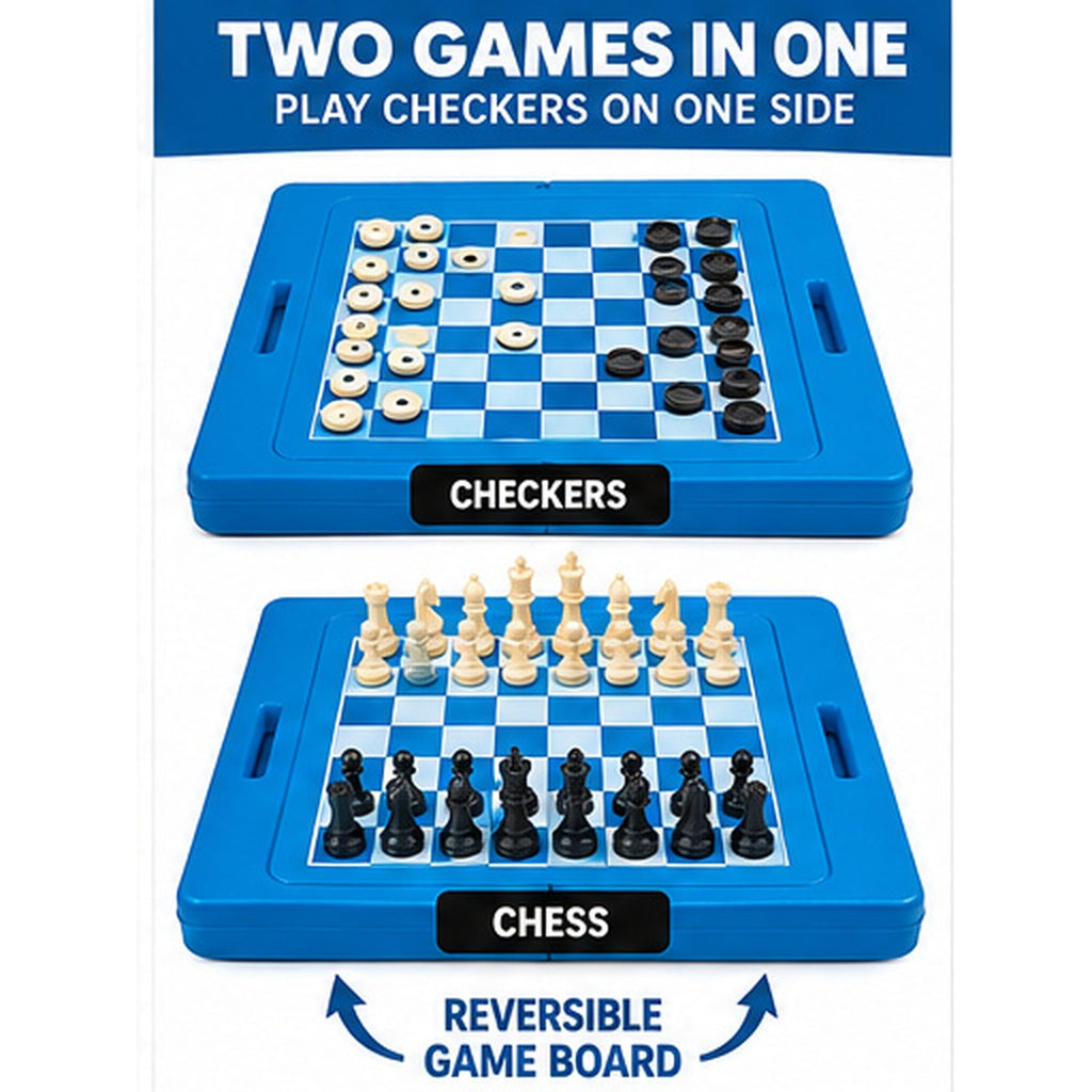 Swimline Floating Multigame Board – 2-in-1 Floating Chess and Checkers Game for Swimming Pools – Reversible Pool Game Board for Adults, Teens & Families – Outdoor Pool Party Accessories - Spa Tender Store-Hot Tub & Spa Accessories