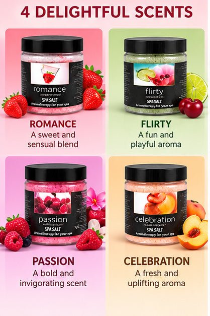 Spazazz Aromatherapy Spa Crystals Gift Set – 6 Pack, 4 oz Each - Spa Tender Store-hot tub fragrance