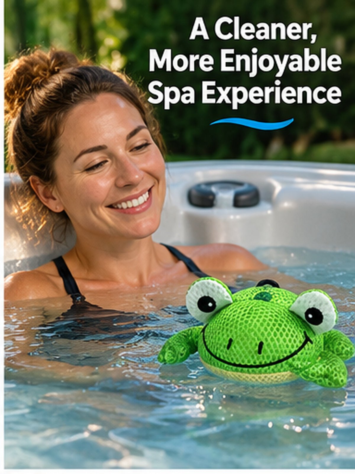 Spa Tender Oil Absorber Hot Tub/ Spa Frog 2 Pack – Washable & Reusable Floating Spa Scum Absorbers - Spa Tender Store-Hot Tub & Spa Accessories