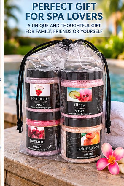 Spazazz Aromatherapy Spa Crystals Gift Set – 6 Pack, 4 oz Each - Spa Tender Store-hot tub fragrance