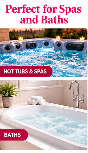 🍓 STRAWBERRIES & CHAMPAGNE FRAGRANCE – Enjoy the romantic aroma of luscious strawberries and sparkling champagne-inspired fragrance. Spazazz Romance adds a sweet, fruity, festive atmosphere to your hot tub, spa, or bath.
