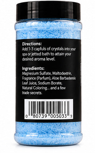 Spazazz Passion Sex on the Beach Spa & Bath Crystals, 17 oz – Peach Schnapps & Exotic Nectar Aromatherapy Fragrance, Oil-Free Hot Tub Crystals for Spas, Jacuzzis, Whirlpool Tubs & Jetted Baths