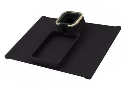 Silicone Cup Holder and Tray for Sofa or Couch Arm or Hot Tub - Holds Coffee Mugs, Water Bottles, Beer and Soda Cans, Wine glasses, Enjoy relaxing with our Hot Tub Drink Holder and Sofa Tray" - Spa Tender Store-