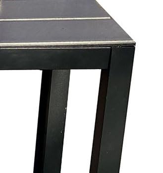 Spatender Patio Bar Table- Hot tub Side Tabel with Ice Cooler/Towel Warmer, Phone and Tablet Stand with Rustproof Extruded Aluminum Frame and Marine Grade Polimer Top 20 yr Warrantee