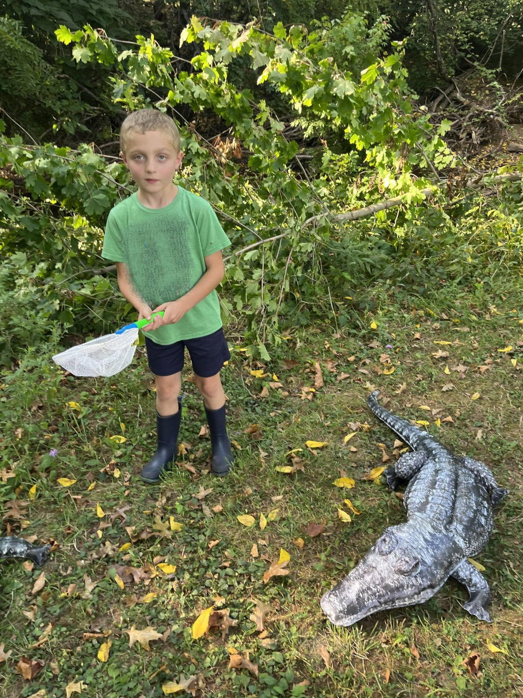 Realistic 46" Alligator Toy Float Funny and Cute. Also Serves as a Duck Deterrent for Lakes and Pool Areas. Perfect for Luau, Safari, or Jungle Party Decorations and Animal - Themed Birthday Parties. - Spa Tender Store - 