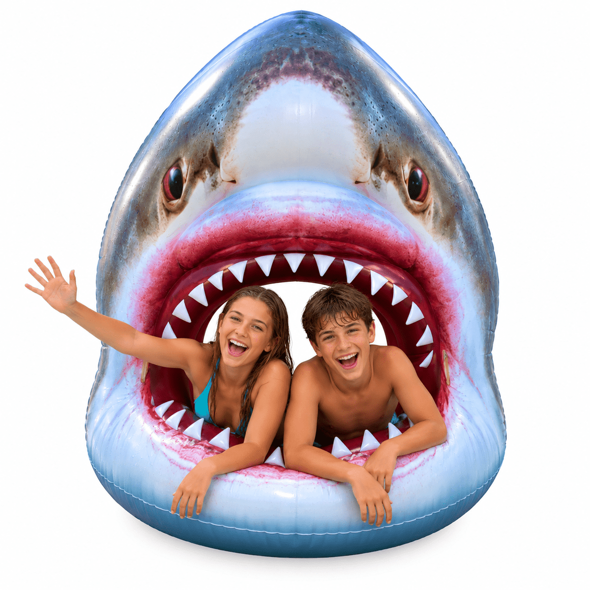 Jumbo Inflatable Shark Head Pool Float - Spa Tender Store-Pool Floats & Toys