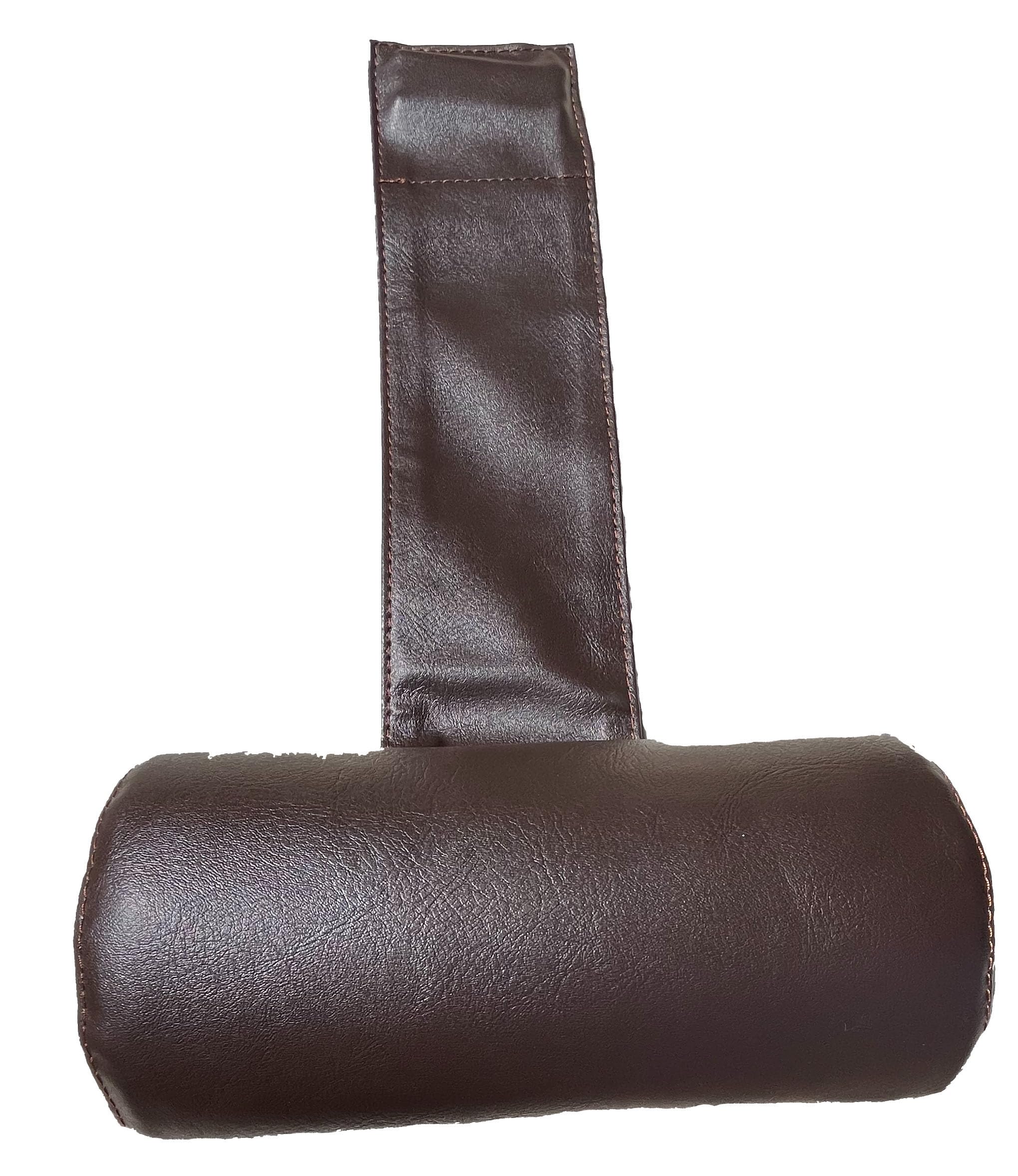 Universal Head Pillows for Outdoor Hot Tubs and Chaise lounges- Adjustable Hot Tub Headrests and Weighted Hot Tub Pillow That Fits Any Spa. Great Replacement Spa Pillows or Spas Headrests.(Brown)