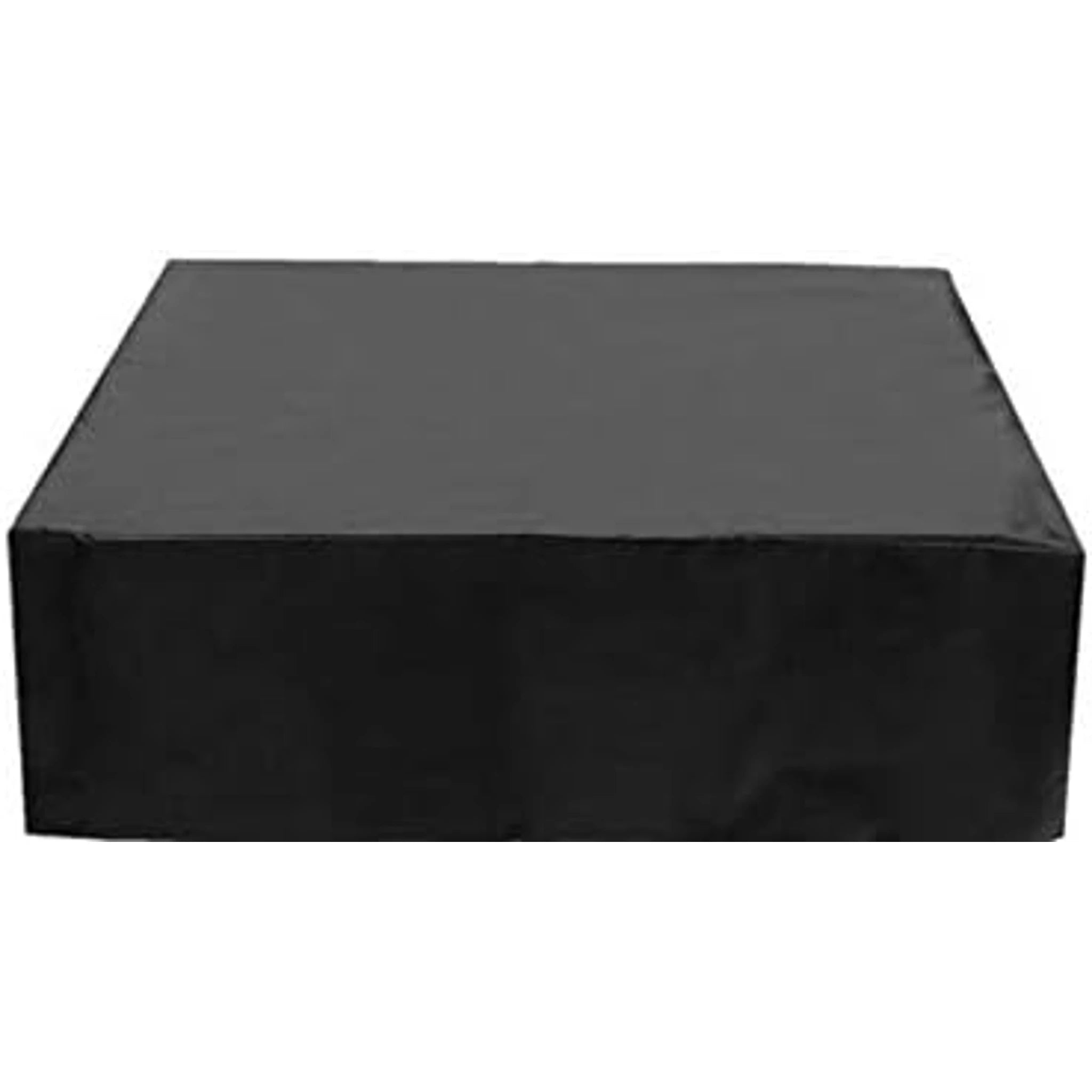 outdoor innovations Hot Tub Cover Cap Protector - Heavy Duty, Full Coverage, Durable, Sun Shield for Spa Square Hot Tub Protection (8' x8' x 36", Black)