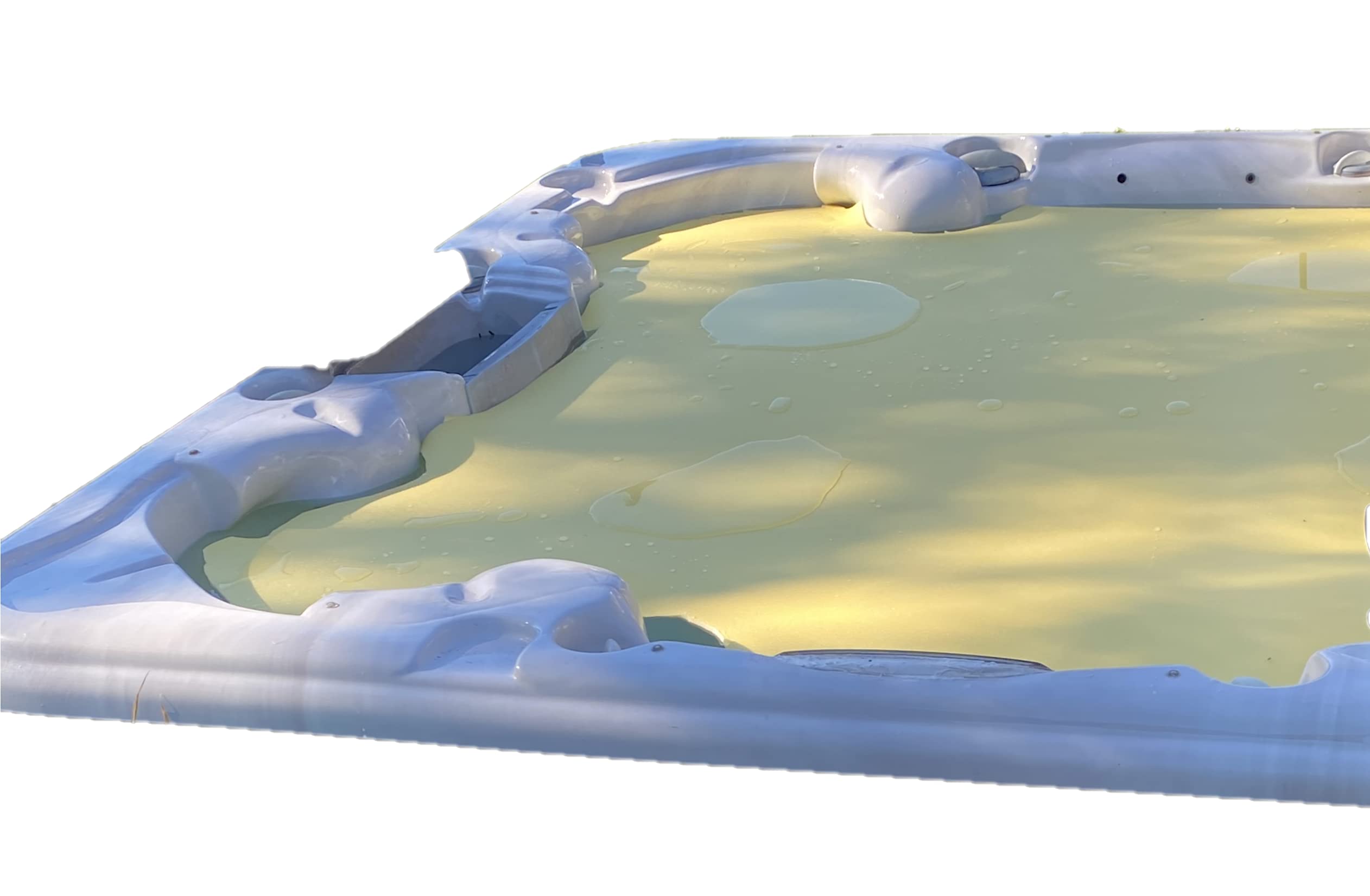 Hot Tub Summer- Thermal Cover (6'x6' x3/8",) – Durable, Floating, Insulting Spa Blanket, Closed Cell Foam.