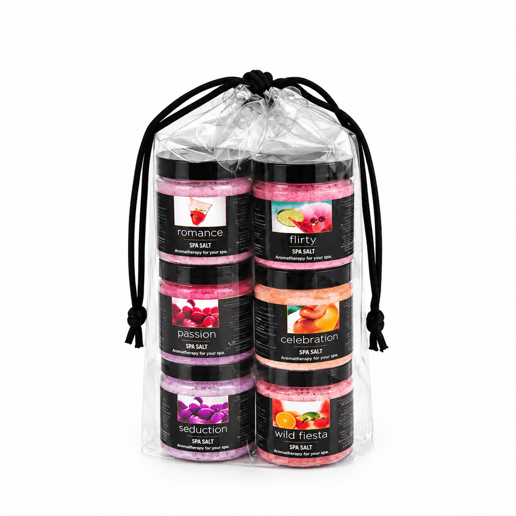 Spazazz Aromatherapy Spa Crystals Gift Set – 6 Pack, 4 oz Each - Spa Tender Store-hot tub fragrance