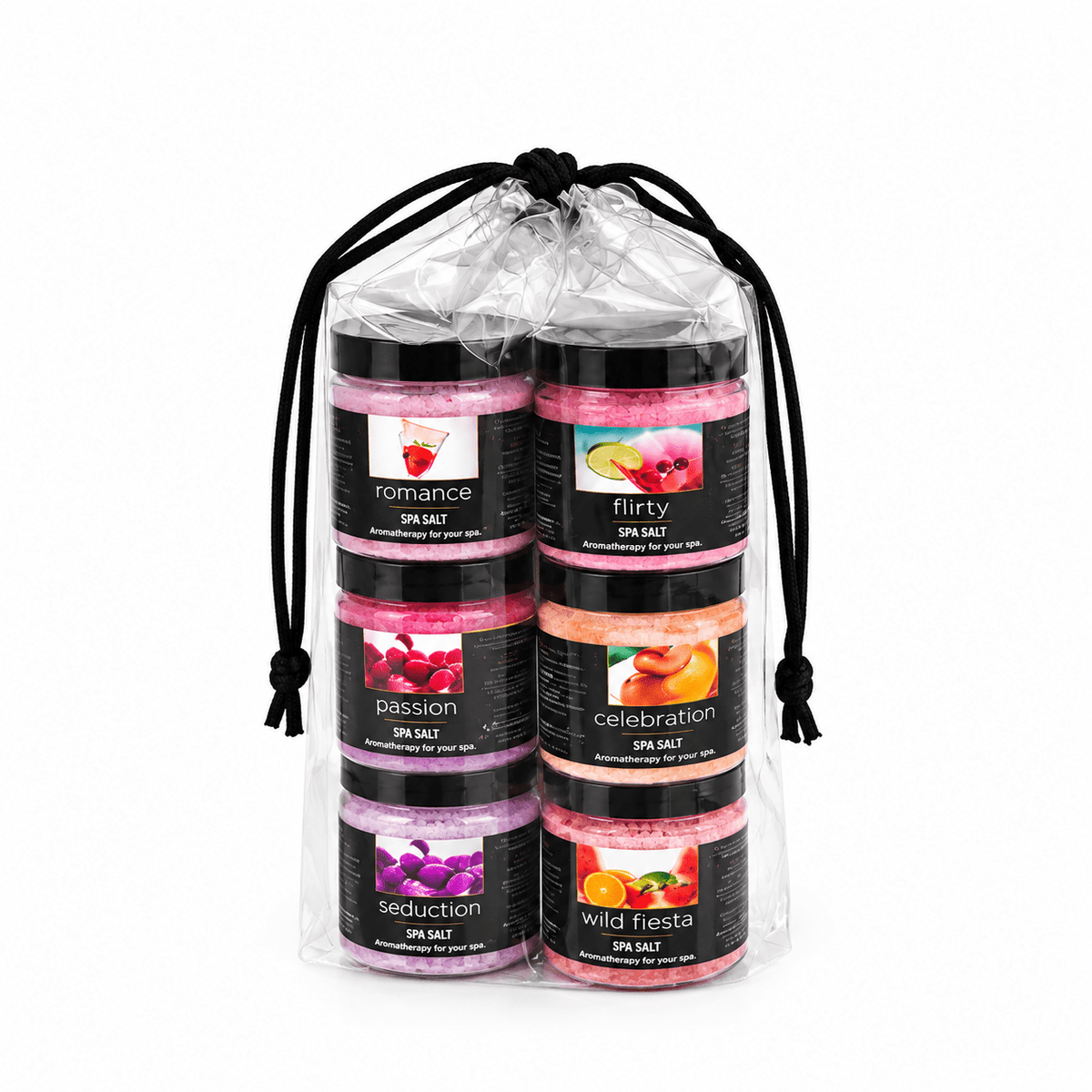 Spazazz Aromatherapy Spa Crystals Gift Set – 6 Pack, 4 oz Each - Spa Tender Store-hot tub fragrance