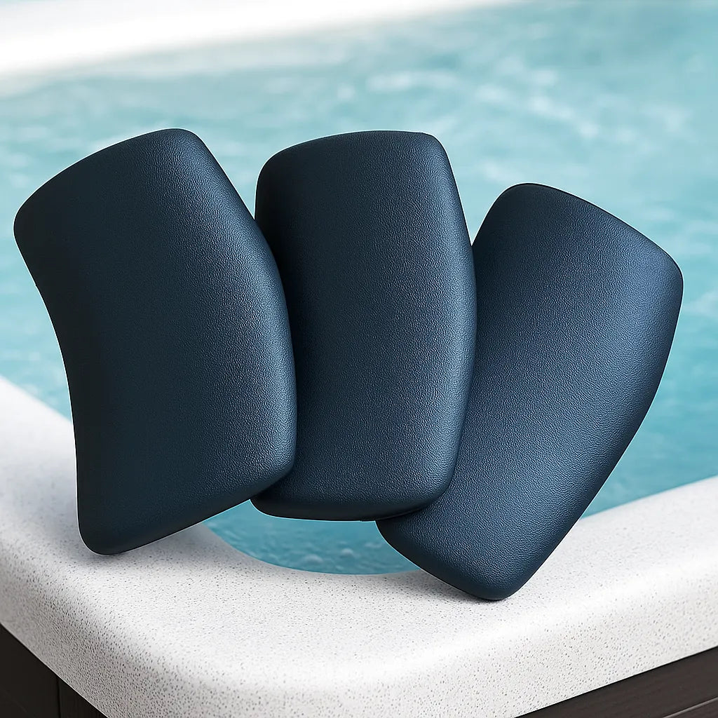3 Pack Replacement Head Rest Pillows to fit Cal Spas Hot Tub Designed for 2019-2024 Cal spa Models, This Replacement Pillow is Easy to Install with its Single pin Design, no Tools Required.